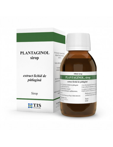 Plantaginol sirop x 100ml, Tis Farmaceutic S.A...