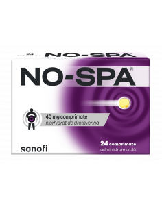 No-Spa 40mg x 24cp, Sanofi Romania S.R.L. - Romania