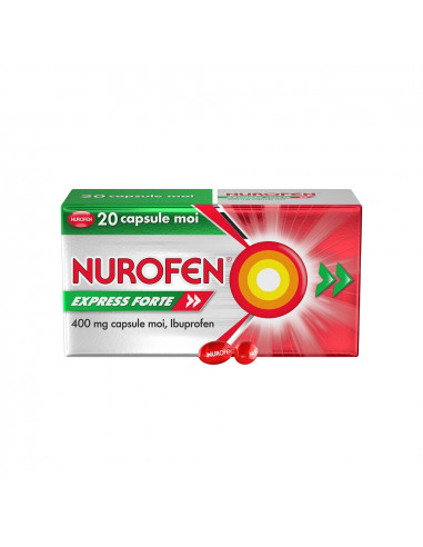 Nurofen Express Forte 400mg x 20cps.moi,...