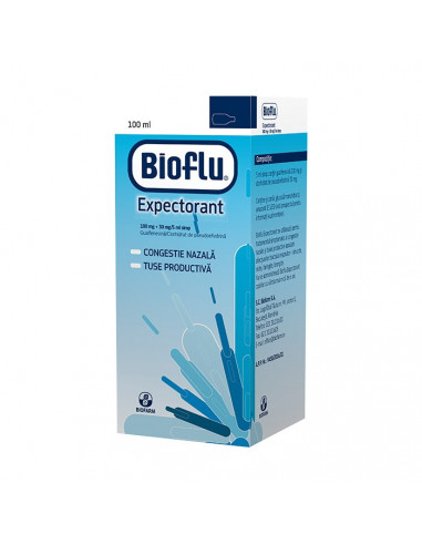 Bioflu Expectorant sirop x 100ml fl. ST,...