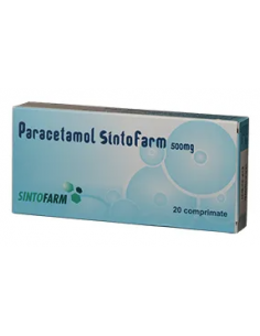 Paracetamol Sintofarm 500mg 2bl x 10cp, Sintofarm Sa Buc.