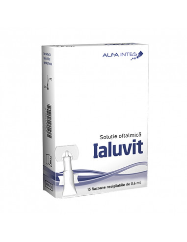 Ialuvit sol. oftalmica 15fl x 0.6ml, Alfa Intes