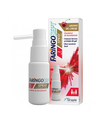 Faringosept 3mg/ml spray b.faring 30ml, Terapia...