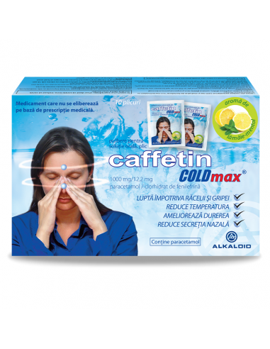 Caffetin coldmax 1000mg/12,2mg pulb x 10pl,...