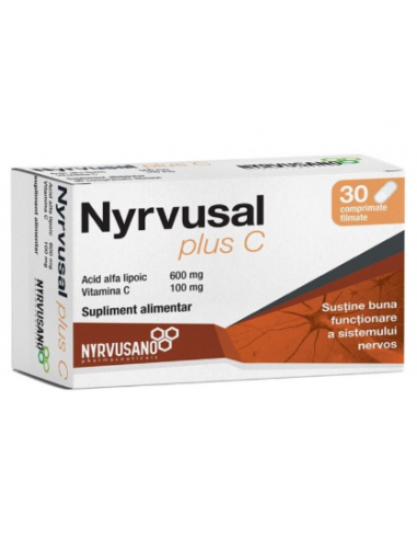 Nyrvusal plus C x 30cpr, Nyrvusano Pharmaceuticals