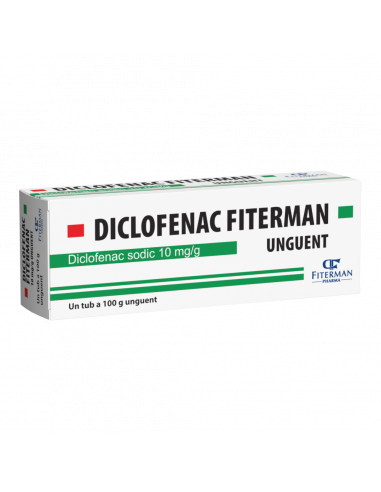 Diclofenac 10mg/g unguent 100g, Fiterman Pharma...