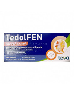 Tedolfen 200mg/30mg 12cp.film, Teva Pharmaceuticals