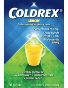 Coldrex lemon pb.orala 5gx10pl, Omega Pharma Sa