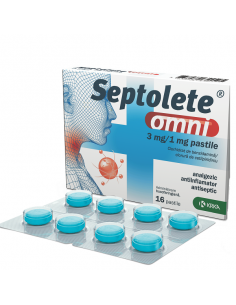 Septolete Omni Eucalipt x 16pastile, Krka
