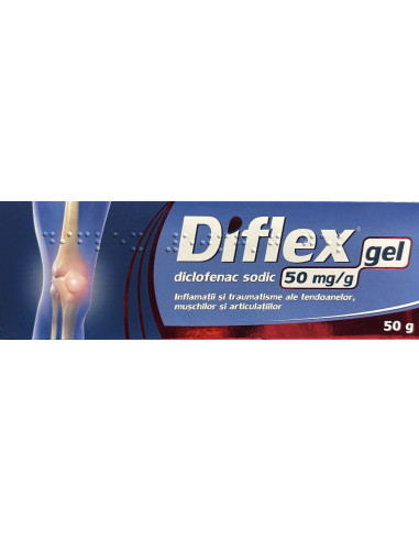 Diflex 50mg/g gel x 50g, Fiterman Pharma S.R.L....