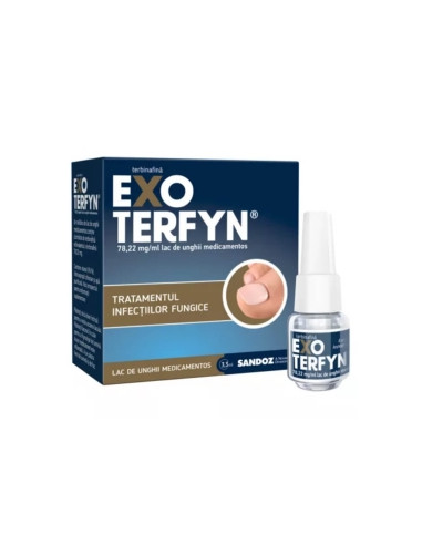 Exoterfyn 78,22mg/ml lac unghii x 3,3ml, Sandoz...