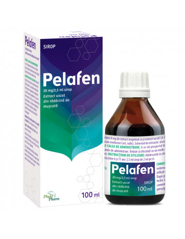 Pelafen 20mg/2,5mg sirop x 100ml, Phytopharm...