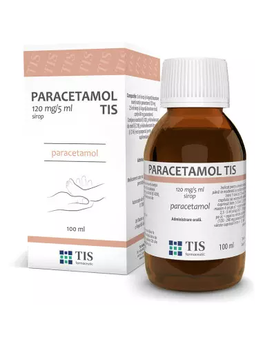 Paracetamol Tis 120mg/5ml sol.or x 100ml, Tis...