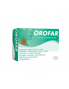 Orofar 1mg/1mg x 24 cpr pt supt, Stada M&D