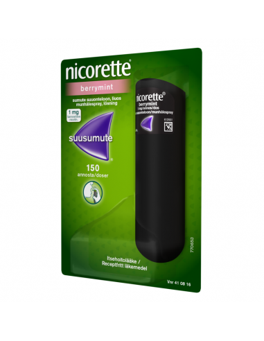 Nicorette berrymint 1mg/spray x 1fl, Mcneil Ab...