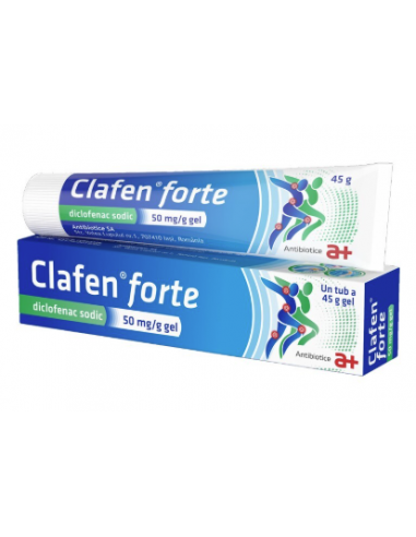 Clafen Forte 50mg/g gel x 45g, Antibiotice Sa Iasi