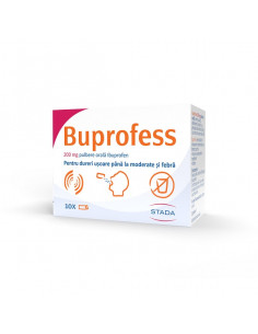 Buprofess 200mg pulb.orala x 10pl, Stada M&D