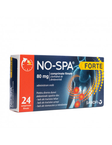 No-Spa forte 80mg PVDC 24cpr.filmate, Opella...