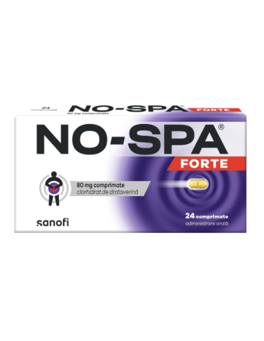 No-Spa forte 80mg PVC x 24cpr, Opella Healthcare
