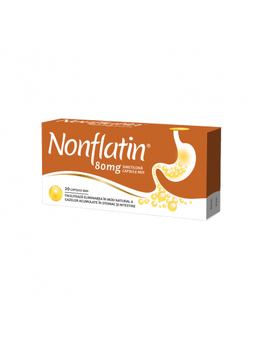 Nonflatin 80mg x 20cps.moi, Biofarm Sa Romania
