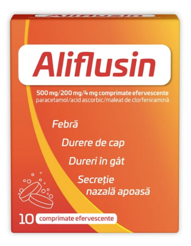 Aliflusin 500mg/200mg/4mg 1fl x 10cp.eff, Natur...
