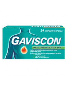 Gaviscon mentol 1fl x 24cp.mast