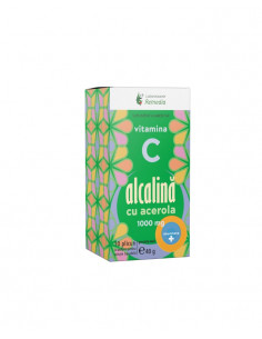 Vitamina C Alcalină cu Acerola 1000 mg × 10 plicuri