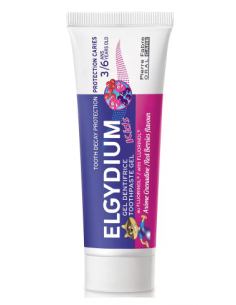 Elgydium Kids pastă de dinți 3–6 ani, aromă de fructe...