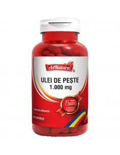 Ulei de Pește 1000 mg, 60 capsule – AD NATURA