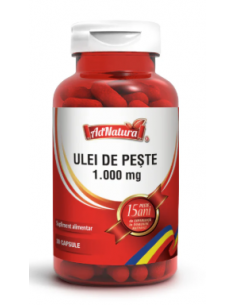 Ulei de Pește 1000 mg, 30 capsule – AD NATURA