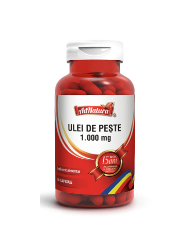 Ulei de Pește 1000 mg, 30 capsule – AD NATURA