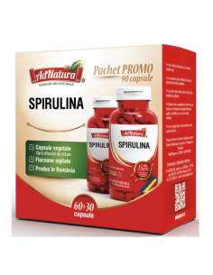 Pachet Spirulină 60 + 30 capsule – AD NATURA