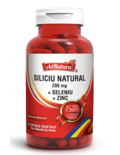 Siliciu Natural 200 mg – 30 capsule – AD NATURA