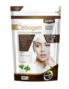 Collagen + Hialuron pudră cu gust de ciocolată x 407g,...