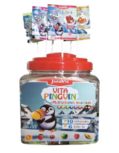 Vita Pingvin acadele cu zahăr, 6 arome x 100...