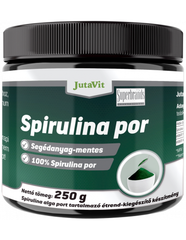 Pulbere de algă spirulină x 250 g, JuvaPharma