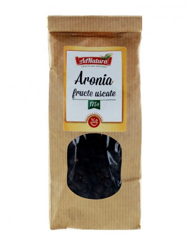 Aronia Fructe Uscate 175 g – AdNatura