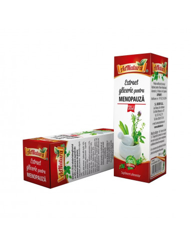 Extract Gliceric Menopauză 50 ml – AdNatura