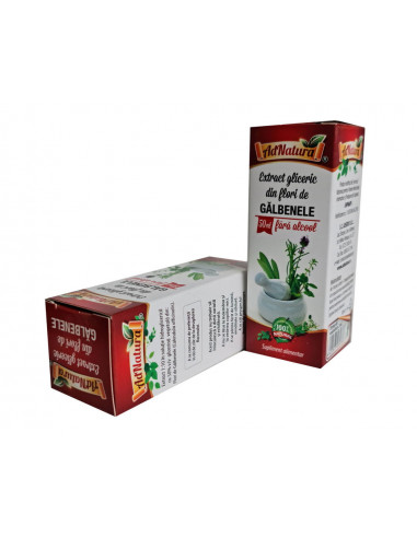 Extract Gliceric Gălbenele 50 ml – AdNatura