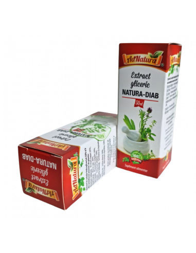 Extract Gliceric Antidiabetic Natura-Diab 50 ml...