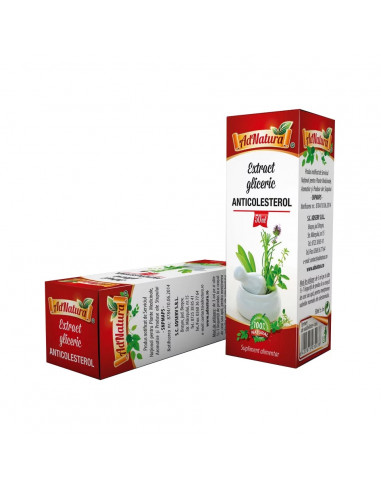 Extract Gliceric Anticolesterol 50 ml – AdNatura