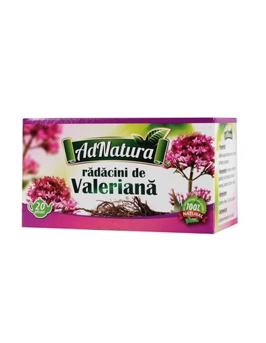Ceai de Valeriană 20 plicuri – AdNatura
