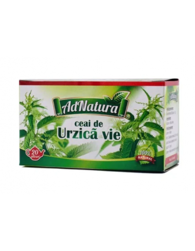Ceai de Urzică Vie 20 plicuri – AdNatura