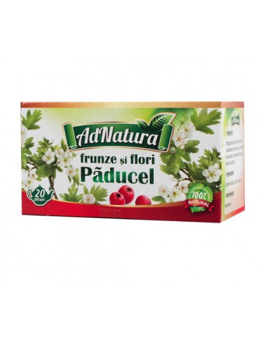 Ceai din frunze și flori de Păducel 20 plicuri...