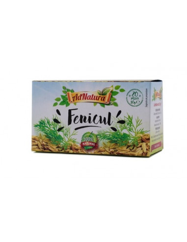 Ceai de Fenicul (fructe) 20 plicuri – AdNatura