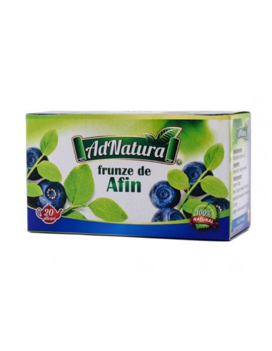 Ceai de Afin (frunze) 20 plicuri – AdNatura