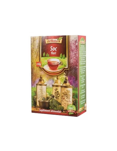 Ceai soc flori x 50 g – AdNatura