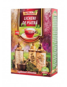 Ceai licheni de piatră x 50 g – AdNatura