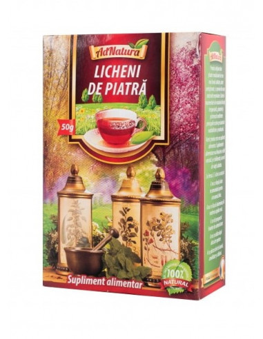 Ceai licheni de piatră x 50 g – AdNatura