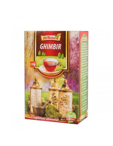 Ceai ghimbir x 50 g – AdNatura